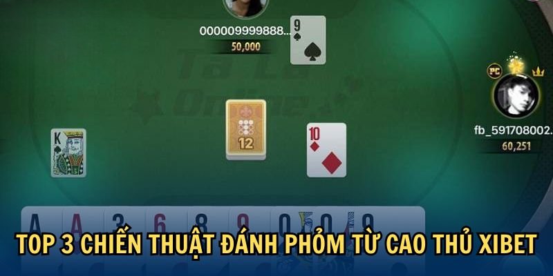 Chiến thuật chơi phỏm hiệu quả từ cao thủ Xibet
